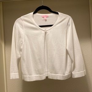 Lillly Pulitzer cropped cardigan Size M